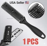 1PC Double Sides Hair Razor Comb With 2 Removable Blades Cutter Cutting Thinning New. Price: $5.27.