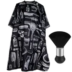 Febsnow Professional Hair Cutting Cape With Neck Duster Brush, Salon Barber New. Price: $9.99.