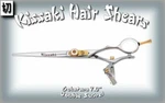 Kissaki Pro 7.0" Gokatana Slv Double Swivel Hair Cutting Salon Shears Scissors New. Price: $169.99.