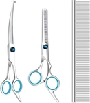 Maxshop Dog Grooming Scissors With Safety Round Tips, Heavy Duty Titanium Pet New. Price: $16.14.