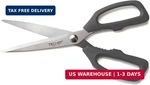 Techef Kitchen Shears, All Purpose Scissors, Dishwasher Safe, Heavy Duty Meat New. Price: $24.58.