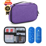 Yarwo 2026 Upgraded Insulin Cooler Travel Case With Ice Packs, Purple New. Price: $18.98.