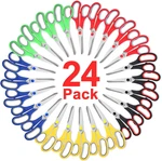 Scissors Bulk 24-PACK, 8" Multipurpose Sharp For School Office Home... New. Price: $40.95.