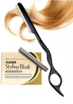 Shark Fin Single Razor Trimming Cutting Hairdresser BARBER+10 Feather Blade New. Price: $29.99.