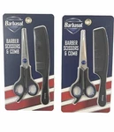 Barbasol Barber Scissors & Comb Set Lot Of 2, Brand New. Price: $9.99.