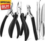 Thick Clippers For Seniors Toenails Ingrown Nails, Curved Blade New. Price: $37.11.