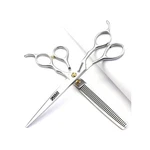 7.5 Inch Stainless Steel Professional Barber Scissors Hair Thinning ... New. Price: $74.40.