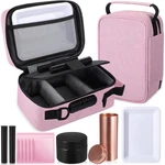 Wonderjune Large Storage Bag With Combination Lock Portable 3.85 Liters, Pink New. Price: $40.56.