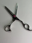 Olivia Garden Silkcut 635S2 Thinning Scissors Stainless Steel Handmade Silver Used. Price: $29.99.
