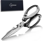 Kitchen Scissors, 9-INCH Heavy Duty Multipurpose Food Cutting Shears, Detachable New. Price: $41.05.