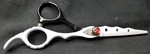 Vocoste Stainless Steel Professional Hair Cutting Scissors Black & White New. Price: $9.99.