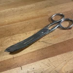 Clauss 8" Curved Blade Scissors Shears No 4206 Vintage Tools Usa Used. Price: $10.00.