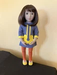 Girl For All Time Sam Fashion Doll Brown Hair Yellow Dress Outfit Shoes, + Box Used. Price: $235.00.