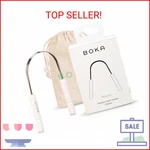 Boka Tongue Scraper For Adults & Kids With Case - Stainless Steel Cleaner New. Price: $11.40.