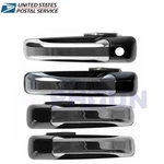 Car Front & Rear Exterior Door Handle Set Chrome+black For Dodge Ram 1GH261XRAA New. Price: $71.68.