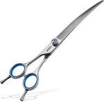 Left Handed Curved Scissors For Dog Grooming 7" Downward 7.0 Inch, Polish New. Price: $48.91.