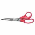 Westcott Value Line Stainless Steel Shears, 8" Long, Red 073577406186 New. Price: $7.95.