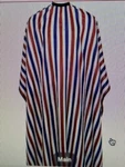 Pelocapa X Large Barber Cape Hair Salon W/ Elastic Hooks Red/white/blue Gown New. Price: $10.00.