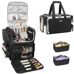 Relavel Hair Tools Travel Clear Makeup Stylist Barberbag On Wheels New. Price: $187.79.