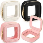 Abbylike 3 Pcs Clear Makeup Bags Travel Cosmetic Small, Black, White, Pink New. Price: $27.00.
