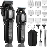 Professional Hair Clippers For Men, Cordless Barber And Trimmers Set... New. Price: $54.59.