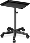 Salon Tray Wheels - Premium Aluminum Tattoo Rolling Trolley Adjustable New. Price: $55.18.