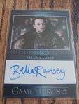 2021 Rittenhouse Game Of Thrones Bella Ramsey - Iron Anniversary S1 Blue Auto Ungraded. Price: $134.99.