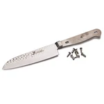 Zhen Hammered Surface Damascus Santoku 9-1/4" Knife Blank 4-13/16" X 5/64" New. Price: $68.99.