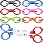 Tatuo 6 Pieces Stainless Steel Scissors Anti-rust Folding Black,blue,green New. Price: $15.06.