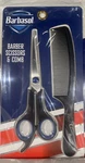 Barbasol Non-slip Textured Barbers Scissors & Comb New. Price: $8.99.