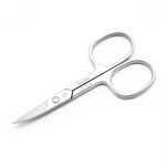 Zizzlon Nail Scissors Curved Micro Serrated Stainless Steel Eyebrow Silver New. Price: $11.57.