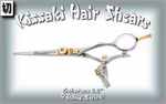 Kissaki Pro 5.5" Gokatana Slv Double Swivel Hair Cutting Salon Shears Scissors New. Price: $159.99.
