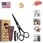 Mustache & Beard Scissors For Men Professional 5" Stainless Steel Grooming ... New. Price: $9.89.
