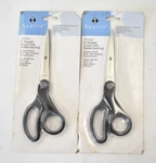 Lot Of 2 Sparco 8" Straight Scissor Trimmers Black Rubberized Grip Comfort New. Price: $5.20.