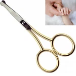 3.5" Gold Plated Safety Tip Nostril Scissor New. Price: $24.95.
