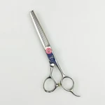 Professional Hair Thinning Scissors 6.0" T35 Japanese 440C Steel Barber Shears New. Price: $179.10.