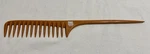 Tool Structure Wide Tooth Comb Camel Brown # 502103 Thick Hair Helps Detangle Used. Price: $9.97.
