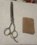 Moontay Professional 7.0" Dog Grooming Chunker /thinning Scissors, Upward Curved New. Price: $27.99.