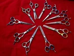 120DAYS Wrnty Assorted 7",6",5.5",5" Prof Hairdressing & Thinning Scissors New. Price: $144.88.