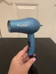 Babyliss Pro Nano Titanium Mini Travel Hair Blow Dryer Blue Used. Price: $21.00.