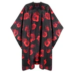 Cutting Cape, Hairdresser Salon With Adjustable Elastic Hooks Red New. Price: $18.82.