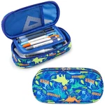 Bagseri Pencil Case For Boys - Cute 9 X 4.1 2.4 Inches, Blue Dinosaur New. Price: $14.20.