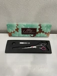 Kenchii Professional Scorpion 7" Curved Shears, Rose New. Price: $59.99.