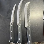 Naitesen Professional Butcher Knife Set 3 Open. Price: $40.00.