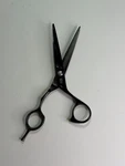Jw Series XO60 Styling Scissors 6" Black Stainless Steel Finger Rest Used. Price: $54.99.