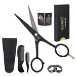 5" Professional Beard And Mustache Scissors, Black Color Come Wit New. Price: $15.82.