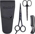 Bluezoo Beard Mustache Scissors And Comb Kit With Pu Storage Medium, Black New. Price: $22.99.