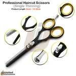 Quality Of Barber Thick Hair Thinning Scissors Rough Cutting Styling Shears New. Price: $15.22.