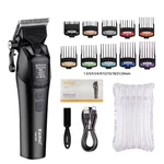 Kemei KM-1858 Professional Hair Clipper Cordless Usb Barber Trimmer Dlc Blade New. Price: $112.00.