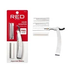 Red By Kiss Hair Shaper W/ Free Guides & Japanese Blade #HS12 Silver New. Price: $7.49.